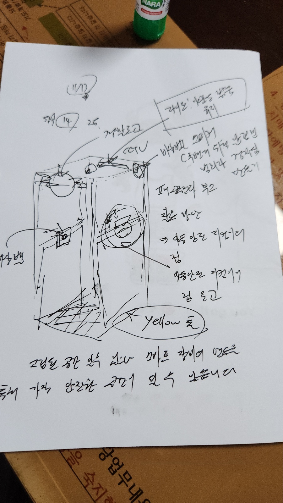 학교 주변 사용하지 않는 전화 부스 활용 방안->아동,안전 지킴의 집 부스 만들기 (안) 대체 텍스트